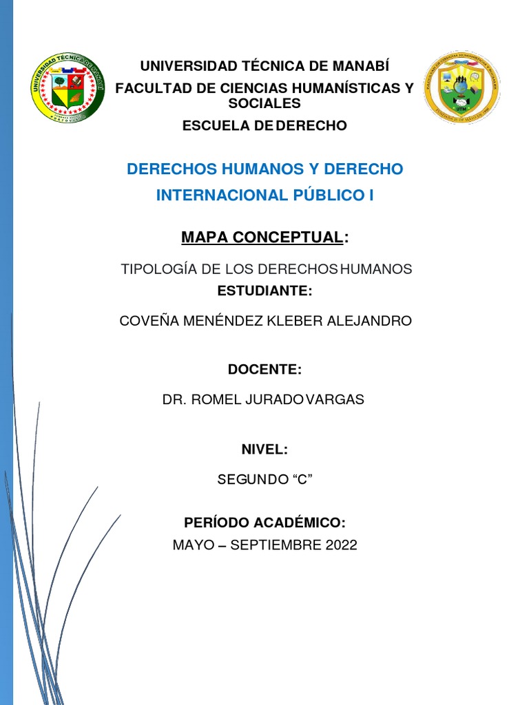 Mapa Conceptual Tipología de Los Derechos Humanos | PDF