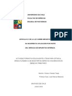 Articulo 21 de La Ley Sobre Impuesto A La Renta