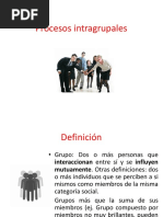 Procesos Intragrupales
