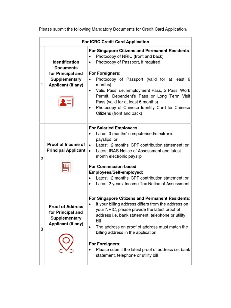 Mandatory Documents PDF Identity Document Government