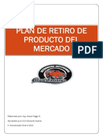 Plan de Retiro de Producto Del Mercado 2022