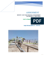 Cost & Financial Management Report for Benari X-1 Wellhead