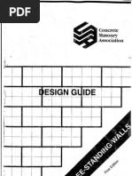 Download Concrete Masonry - Free Standing Walls by Daniel Liew SN61591873 doc pdf