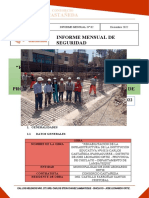 Informe de seguridad de obra de rehabilitación de infraestructura educativa en Chiclayo