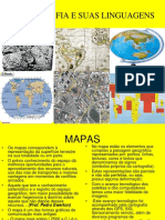 Cartografia: tipos de mapas e projeções