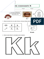 Guía Consonante K