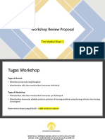 Workshop Review Proposal Review