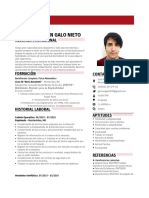 CV Gabriel Germán - Galo Nieto 2 de Agosto 2022