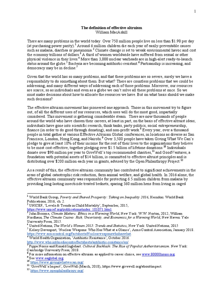 MacAskill Definition of Effective Altruism, Penultimate PDF