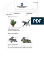 EVALUACIÓN DIAGNÓSTICA Ciencias 1