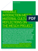 Tangible Interaction Meets Material Culture: Reflections On The Mesch Project