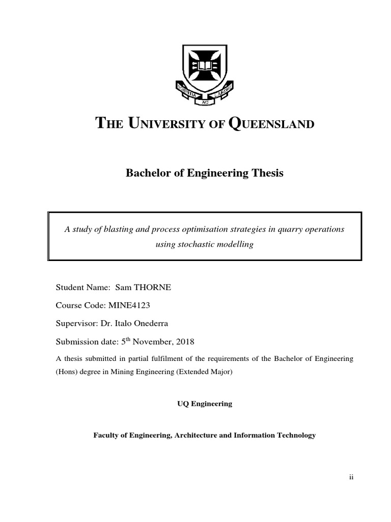 Copia de a study of blasting and process optimisation strategies in
