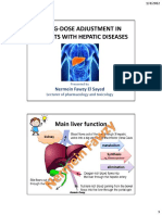 Effect of Liver Disease On Pharmacokinetics