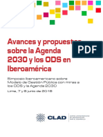 Arenilla Avances y Propuestas Sobre La Agenda 2030 y Los ODS en Iberoamerica LIBRO 2018