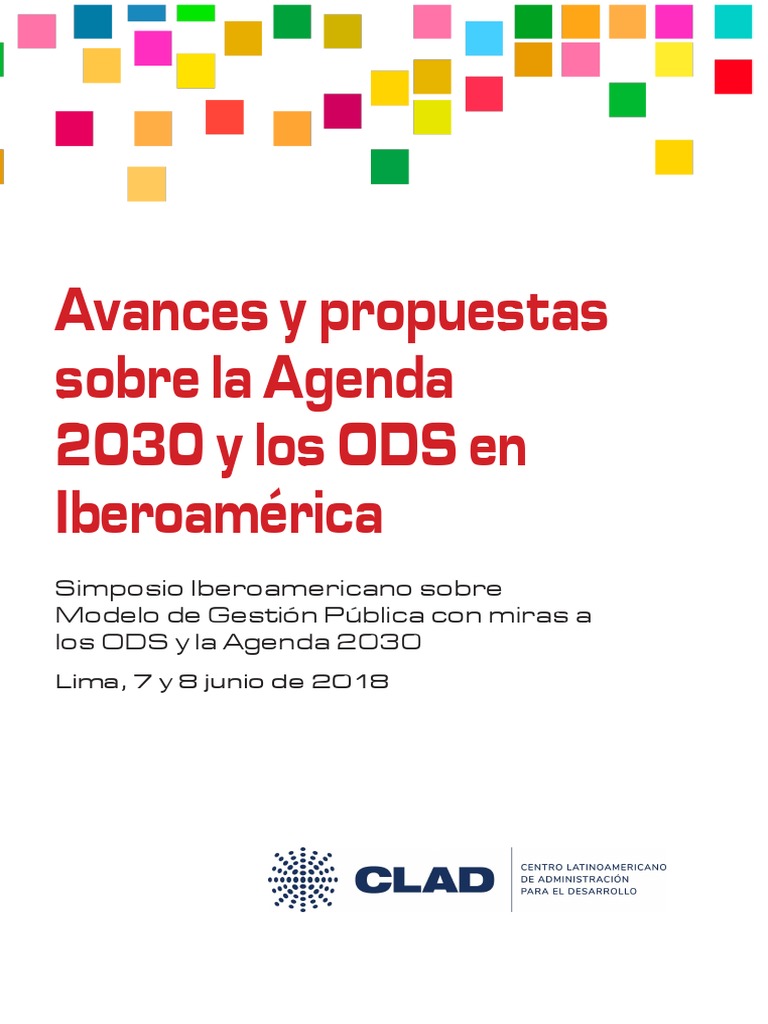 Arenilla Avances y Propuestas Sobre La Agenda 2030 y Los ODS en ...