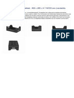 Hulkenberg Stapelbak - Insecten Kweekbak - 600 X 400 X H 110 233 MM (Versterkte Bodem) - Zwart