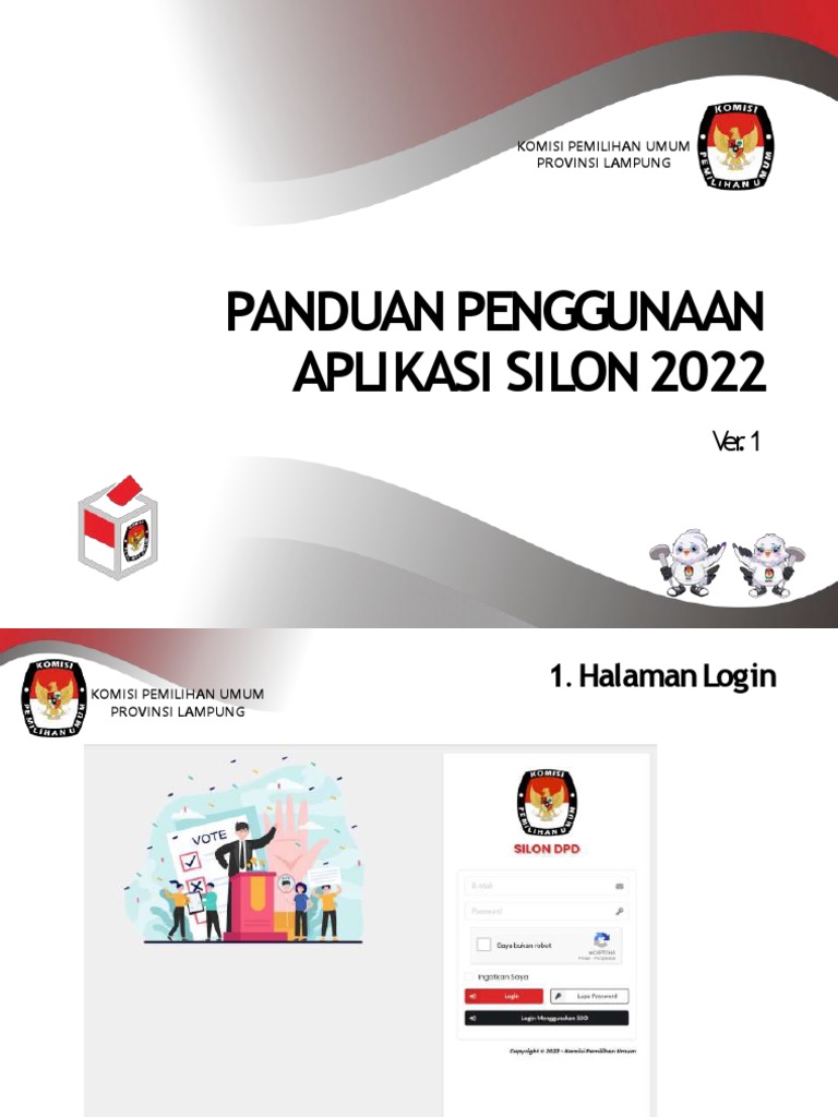 Panduan Aplikasi SILON 2022 KPU Lampung | PDF | Pengelolaan Keuangan ...