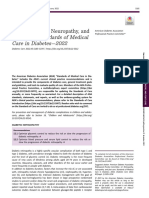 Diabetes (12. Retinopatía, Neuropatía y Cuidado de Los Pies - Estándares de Atención Médica en La Diabetes - 2022)