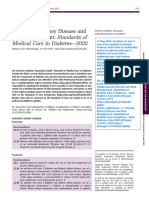 Diabetes (11. Enfermedad Renal Crónica y Gestión de Riesgos - Estándares de Atención Médica en La Diabetes - 2022)