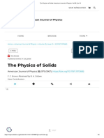 F. C. Brown, The Physics of Solids_REVIEW in American Journal of Physics_ Vol 35, No 10