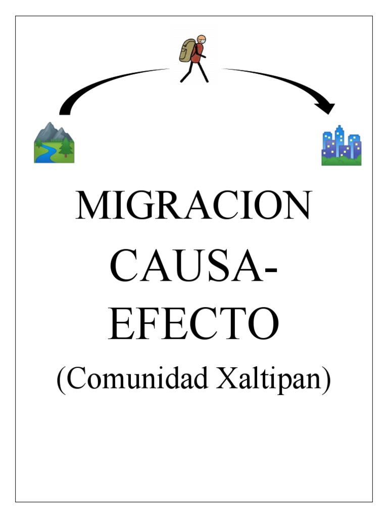 Causas y Efectos de la Migración en Xaltipan | PDF | Información ...