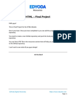 HTML - Final Project - Resources