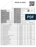 Bulletin de Salaire: Ministère Des Finances Et Du Budget