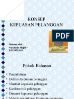 Kepuasaan Pelanggan - Nurcholis Majid - B.312422.045