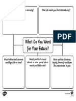 T C 255105 What Do You Want For Your Future Mind Map Activity Sheet English