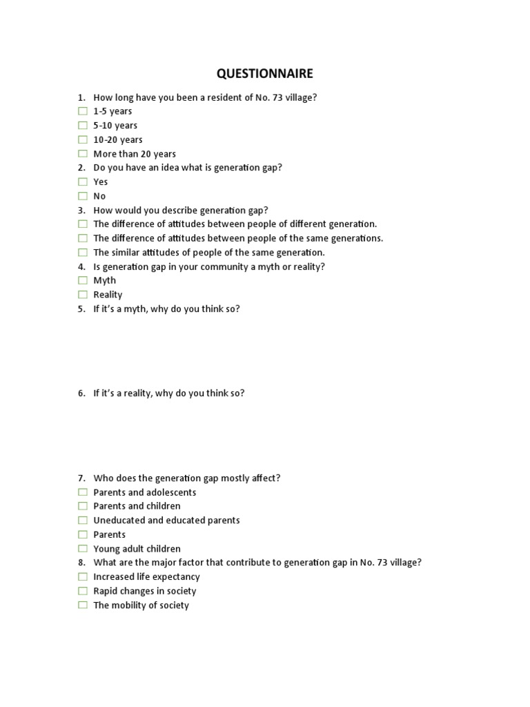 Ss questionnaire pdf