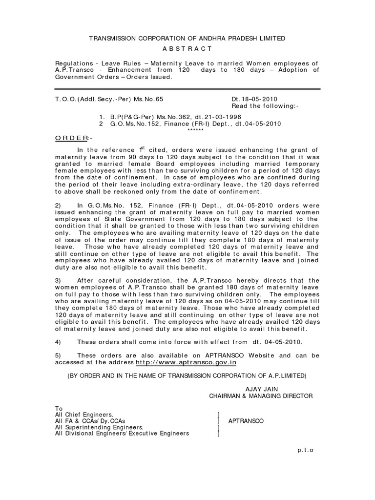 CMD Aptransco Too Ms 65 DT 18 05 10 | PDF | Interpersonal Relationships ...