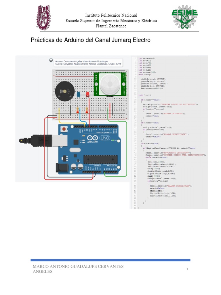 Proyectos de Arduino en Tinkercad | PDF