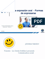 Curso de Tecnicas de Expresion Oral 1 y 2