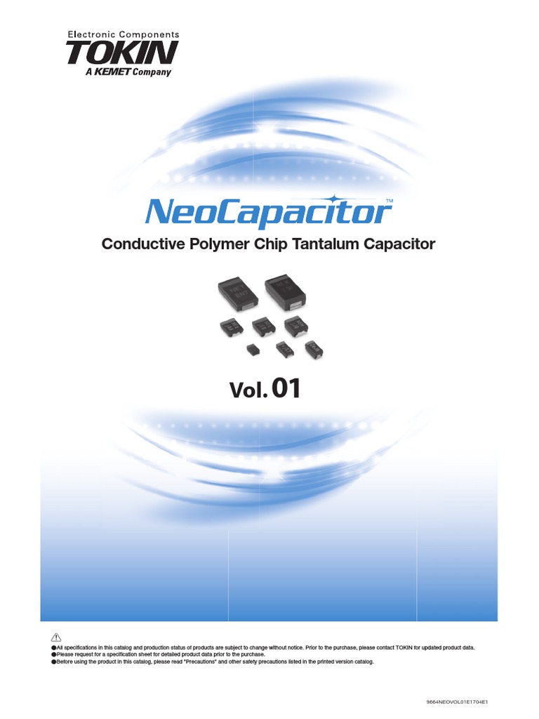 NeoCapacitor™ Tantalum Capacitor Guide | PDF | Capacitor | Physical ...