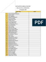 Daftar Pengambilan Raport