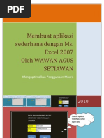 Download Membuat Aplikasi Sederhana Di Ms Excel 2007 by wawan17 SN61596213 doc pdf
