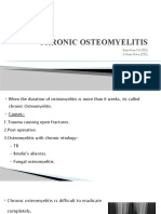 Chronic Osteomyelitis PPT Ortho