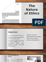 The Nature of Ethics