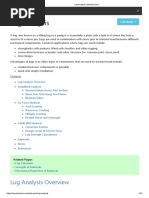 Lug Analysis - MechaniCalc