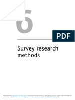 6 Survey Research Methods