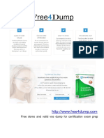 Free Dump: Free Demo and Valid Vce Dump For Certification Exam Prep