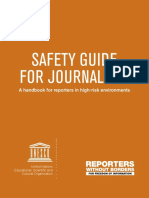 Safety Guide For Journalists: A Handbook For Reporters in High-Risk Environments