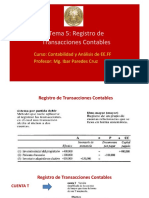 Registro de Transac. Contables