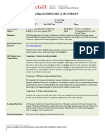 October 6th Lesson Plan Secondary 1