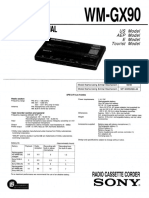 Sony wm-gx90