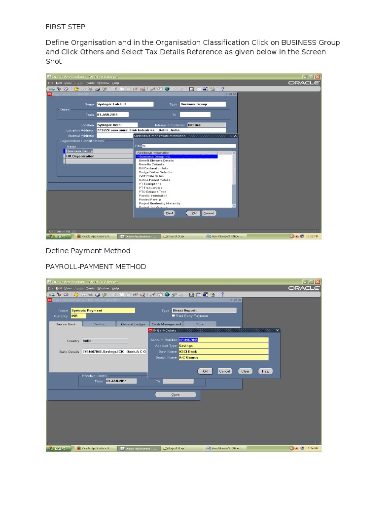Payroll Step | PDF