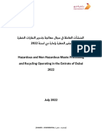 InfoBulletin - 3 - 2022 Hazardous and Non Hazardous Waste Processing and Recycling Operating in The Emirate of Dubai 2022