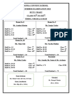 Duty Chart 6th To 11th DEC 2022