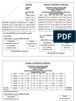 Datesheet DEC 2022 Sep Class 6 To 12