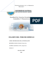 Metodologia Examen Tercer Modulo